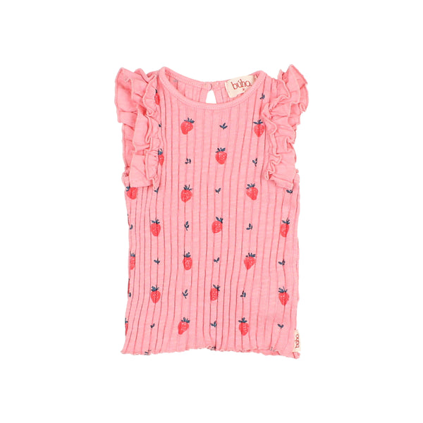 Buho BB Strawberry T-Shirt Sugar Pink