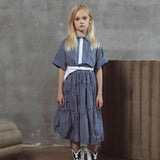 Unlabel Cora Dress Navy Stripes