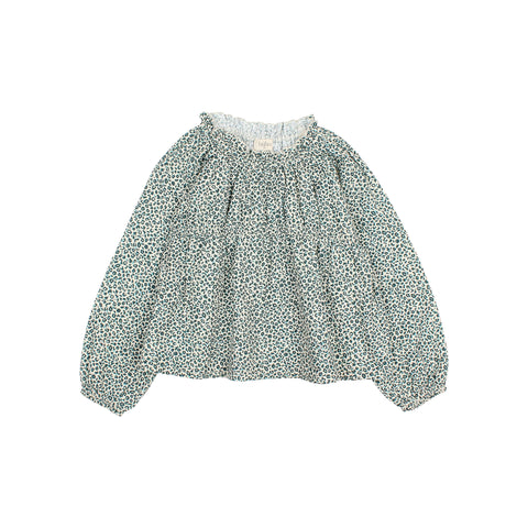 Buho Speckle Blouse Alpine Green