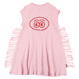 Loud Apparel Belvedere Dress Loose Fit Raglan Orchid Pink