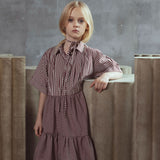 Unlabel Ava Dress Ruby/Milk Stripes