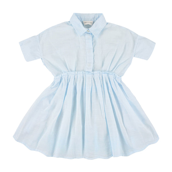 Morley XOE Long Girls Dress Delicate Bleu
