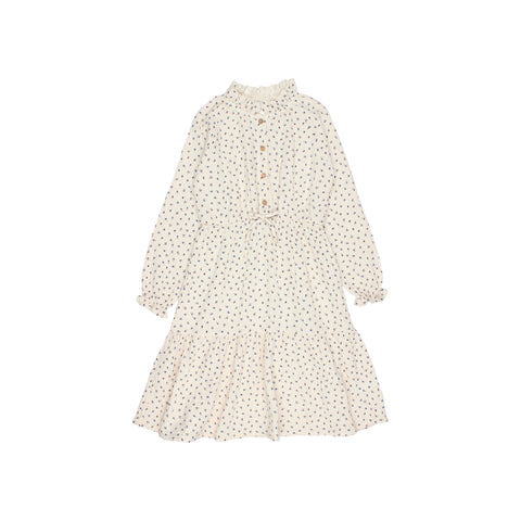 Buho Fall Maxi Dress Ivory