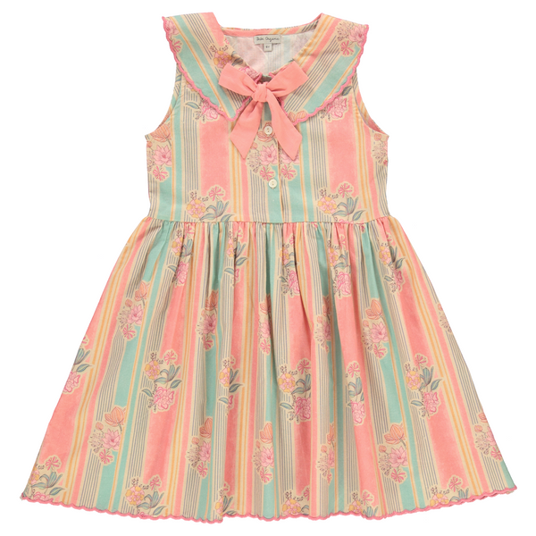 Bebe Organic Florence Dress Floral Stripe