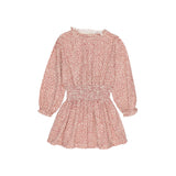 Buho Speckle Dress Burgundy