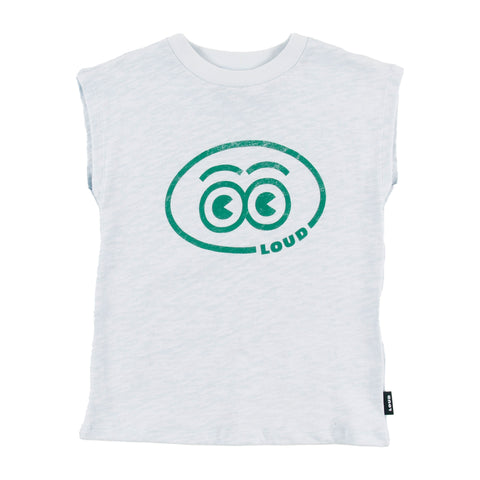 Loud Apparel Geranio T-Shirt Loose Fit Delicate Blue