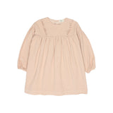 Buho Soft Velour Dress Rose