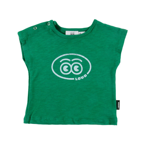 Loud Apparel Fontelina Baby T-Shirt Relaxed Fit Green