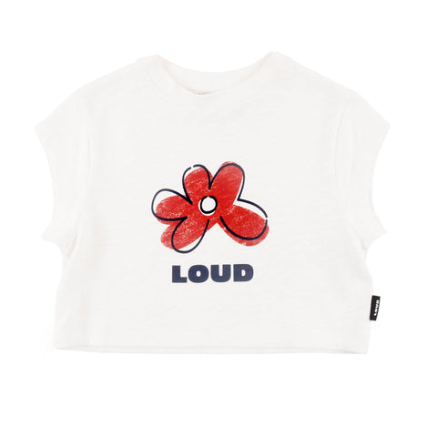 Loud Apparel Mare T-Shirt Loose Fit Gardenia