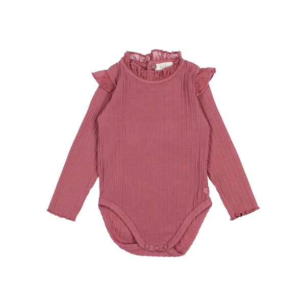 Buho BB Warm Rib Bodysuit Blush
