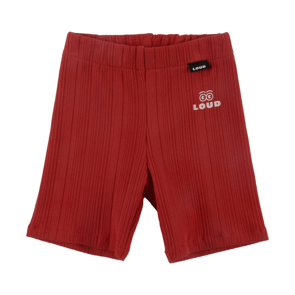 Loud Apparel Jovis Leggings Cyclist Style Red