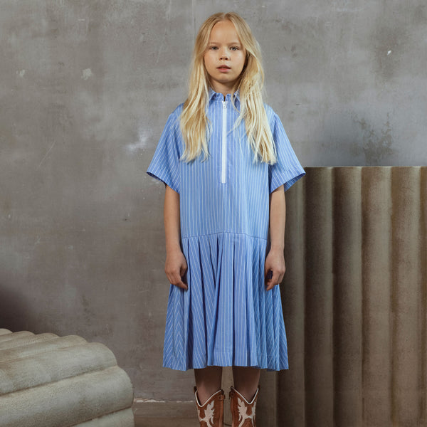 Unlabel Eve Dress Sky Blue Satin