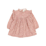 Buho BB Speckle Dress Burgundy