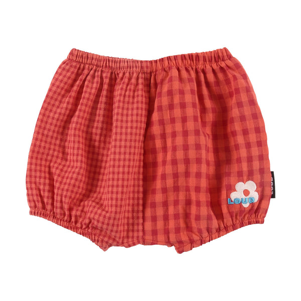 Loud Apparel Porto Baby Girl Bloomers Red Check