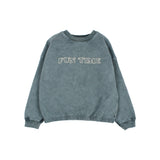 Buho Fun Sweatshirt Slate Green