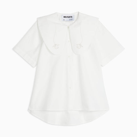 Wolf & Rita Girl Blouse Raquel Woven Snow