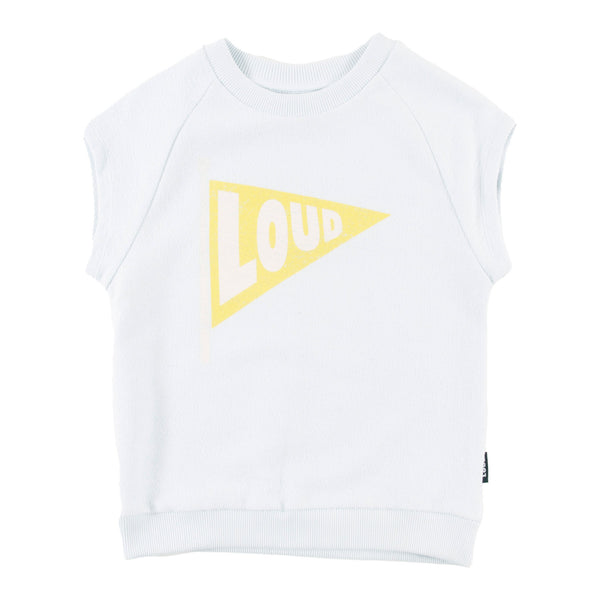 Loud Apparel Amalfi Top Sleeveless Raglan Delicate Blue