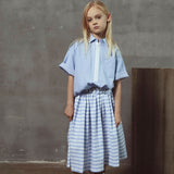 Unlabel Myla Skirt White/Ice Blue