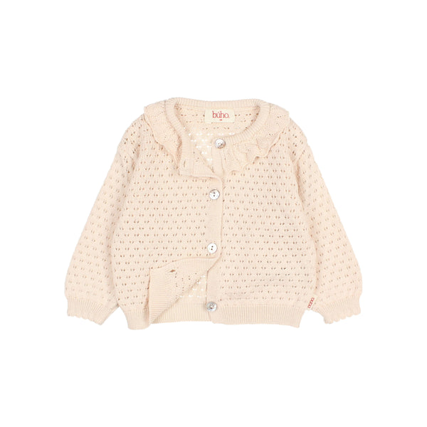 Buho BB Boho Cardigan Cream Pink