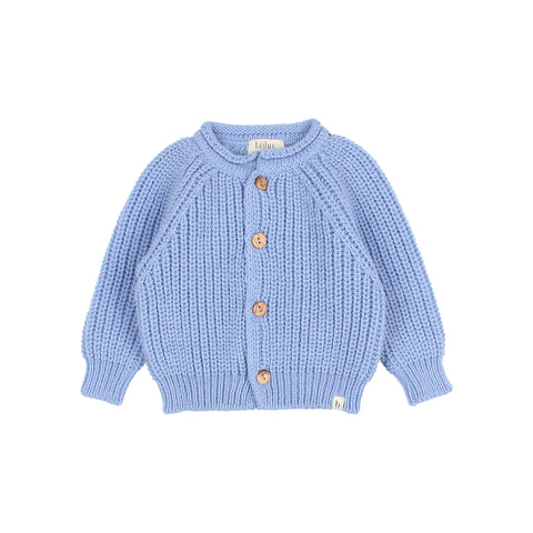 Buho BB Soft Knit Cardigan Soft Blue