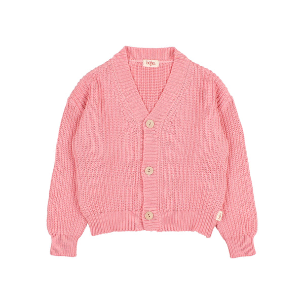 Buho Cotton Cardigan Sugar Pink