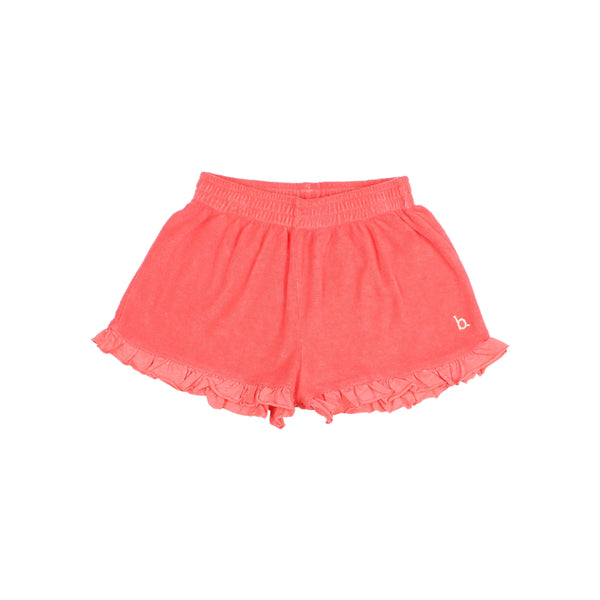 Buho Terry Girly Shorts Coral