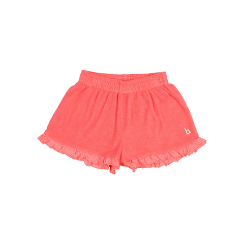 Buho Terry Girly Shorts Coral
