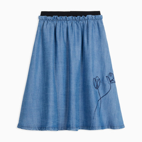 Wolf & Rita Girl Skirt Silvina Woven Lazuli