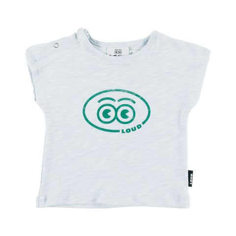 Loud Apparel Fontelina Baby T-Shirt Relaxed Fit Delicate Blue