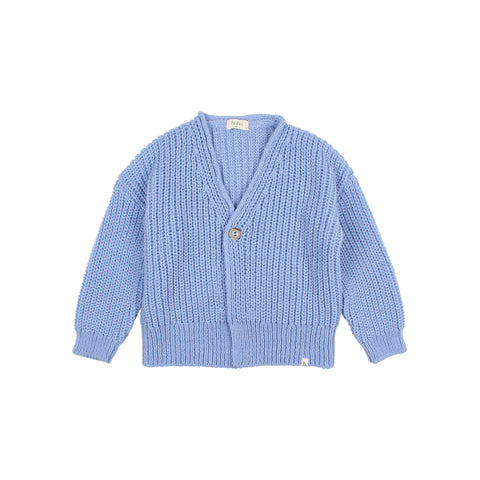 Buho Soft Knit Cardigan Soft Blue
