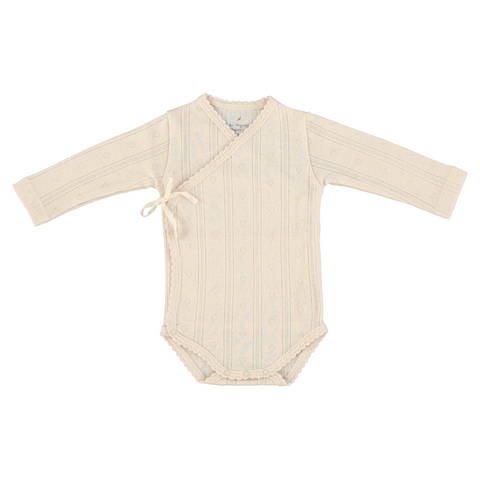Bebe Organic Bebe Wrap Onesie Natural