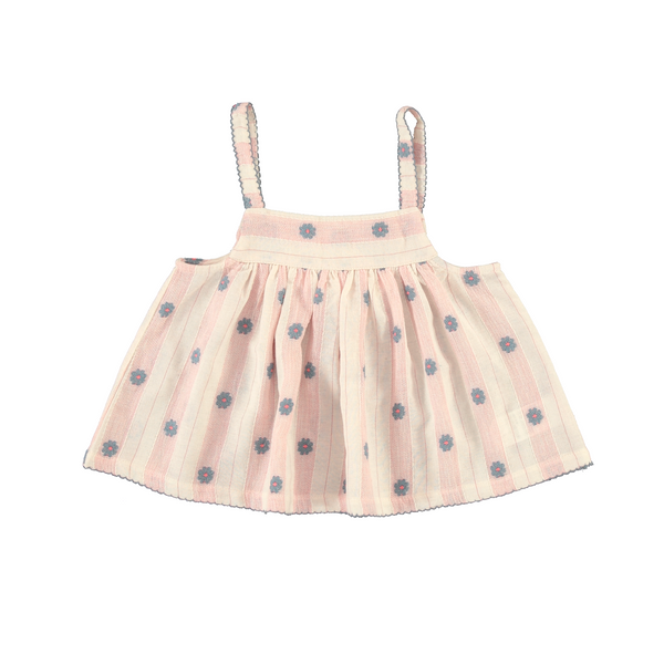 Bebe Organic Elwen Top Pink Petal Stripe