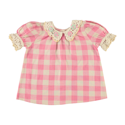 Bebe Organic Anais Special Blouse Bombom Check