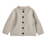 Fub Baby Structure Cardigan Ecru