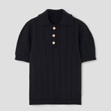 Popelin Black Polo Shirt ||17.4