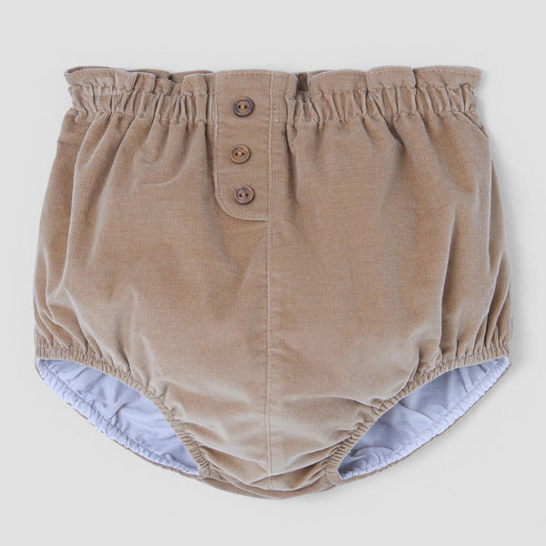 Popelin bloomer camel corduroy high-waist || 26.2