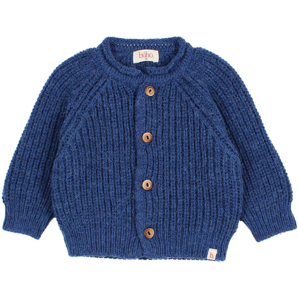 Buho BB Soft Knit Cardigan Marine