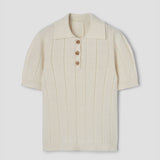 Popelin Off-White Polo Shirt ||17.1