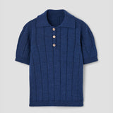 Popelin Navy Blue Polo Shirt ||17.3