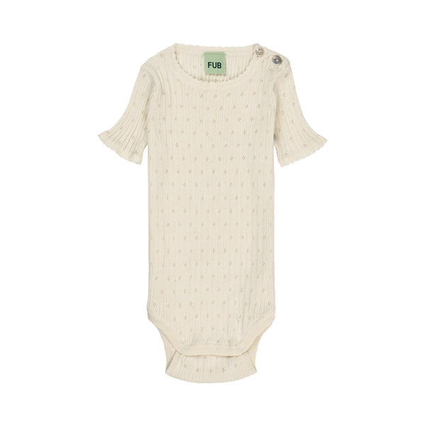 Fub Baby Pointelle Body ecru SS25