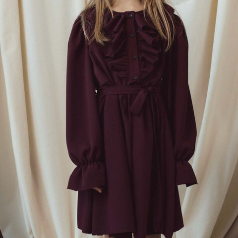 Unlabel Erwynn Dress Royal Burgundy