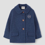 Popelin coat blue woollen || 62.2