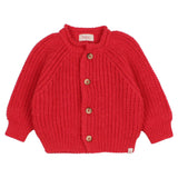 Buho BB Soft Knit Cardigan Poppy Red