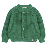 Buho BB Soft Knit Cardigan Forest Green