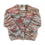 Piupiuchick Knitted Cardigan | Multicolor Grey