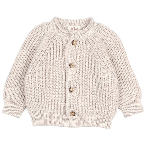 Buho BB Soft Knit Cardigan Natural