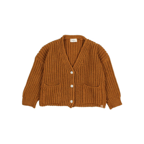Buho Pockets Cardigan Toffee by Búho Barcelona
