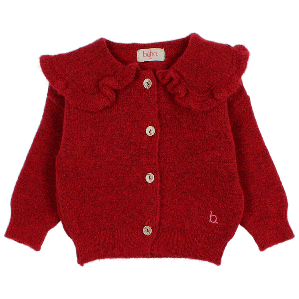Buho BB Girly Cardigan Cherry