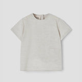 Popelin Grey Shirt With Pocket ||54.5