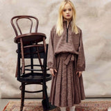 Unlabel Pale Skirt Sand/Red Checks